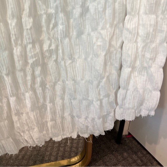 ELOQUII white one shoulder midi dress - Picture 7 of 9